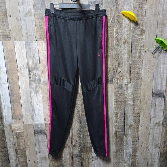 Adidas Black and Pink Climacool Joggers Sweatpants - Picture 1 of 5